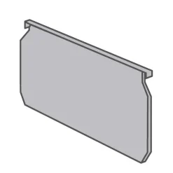 Modulbakkemellemvæg tværs, 8,11,14,17 L