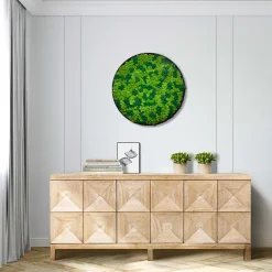 Mosbillede rensdyrmos Ø50 cm