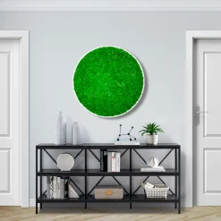 Mosbillede rensdyrmos Ø80 cm