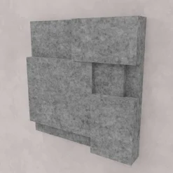 Nivå EcoSUND, 59x59 cm, grå