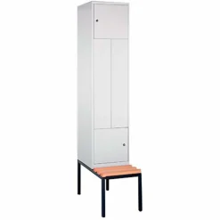 Omklædningsskab 42 x 51/82,5 x 209h cm.