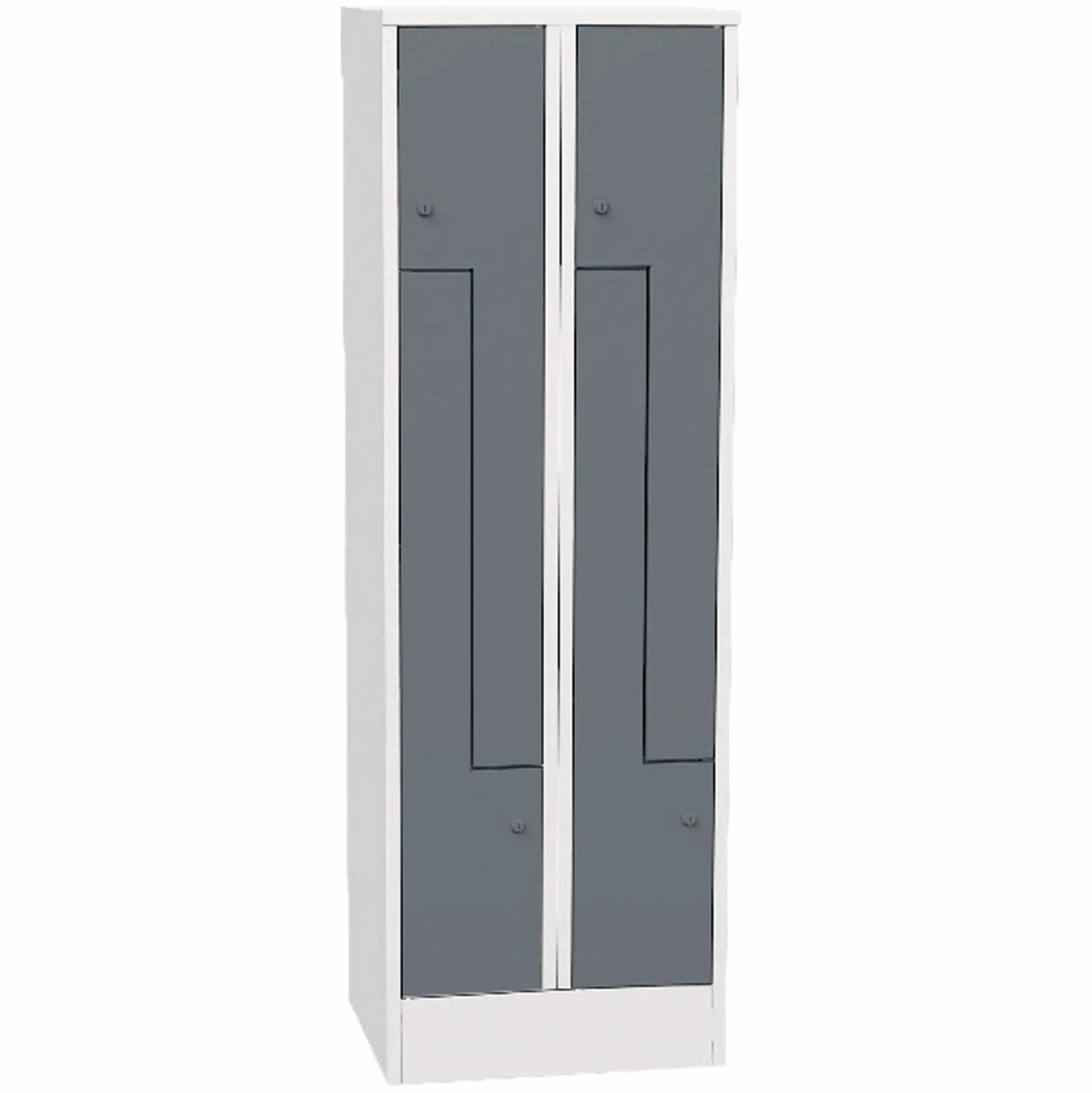 Omklædningsskab - Z-formet 50 x 60 x 185h cm.