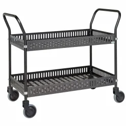 Opfyldningsvogn m. 2 hylder, antracit