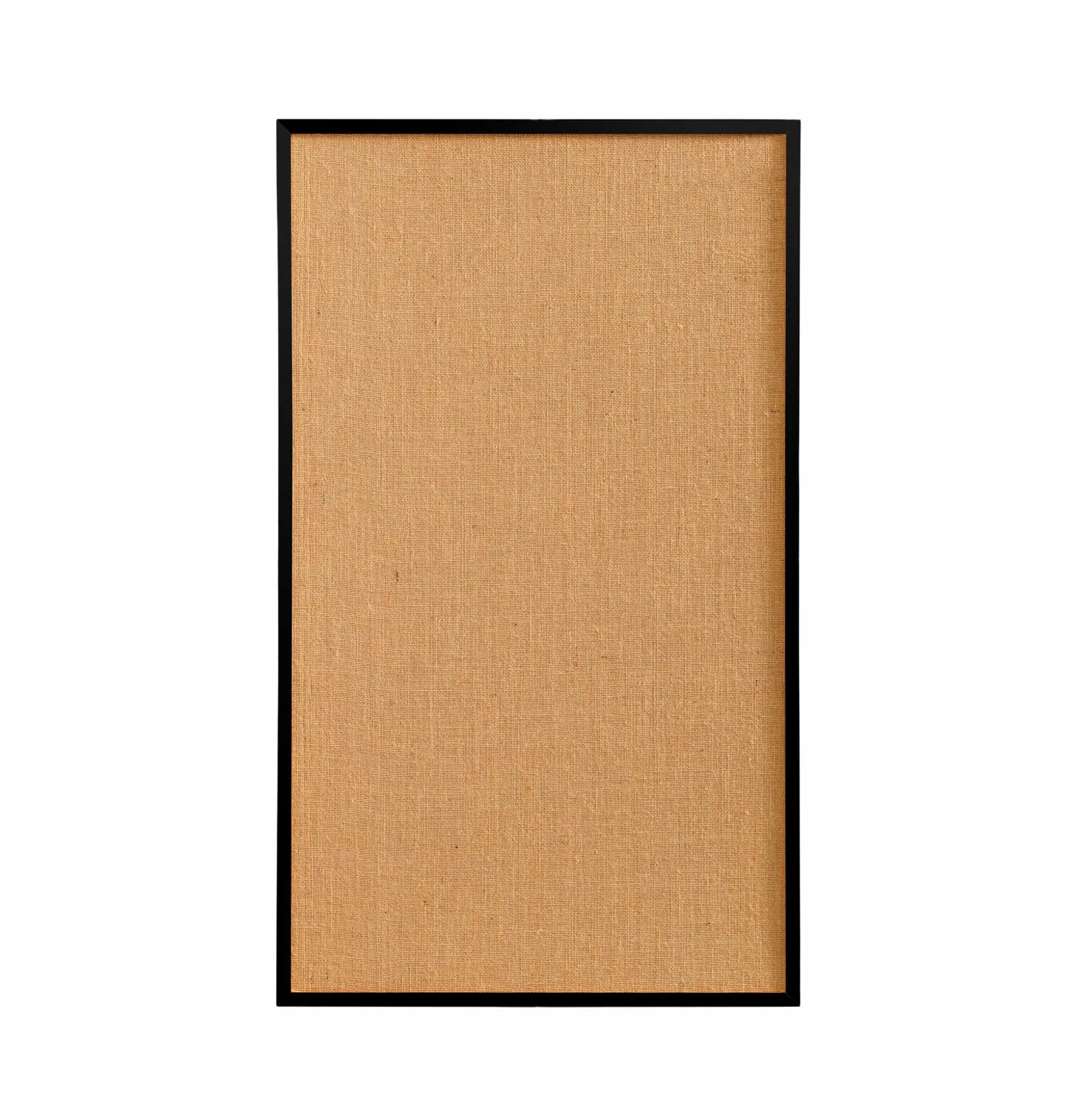 Opslagstavle Hessian 40x60 cm Naga, sort