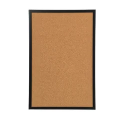 Opslagstavle kork 40x60 cm Naga, sort