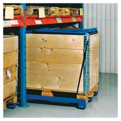 Pallevogn, max løft: 1000 kg, blå