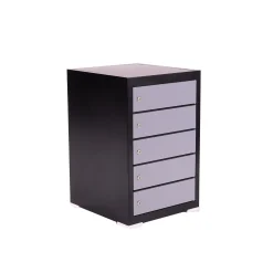 PC-skab med 5 rum, inkl. opladning og cylinderlås