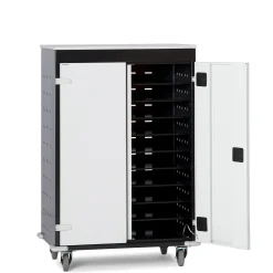 PC-vogn 20 rum med opladning, sort/grå