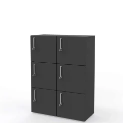 Personaleboks W6 med 6 rum