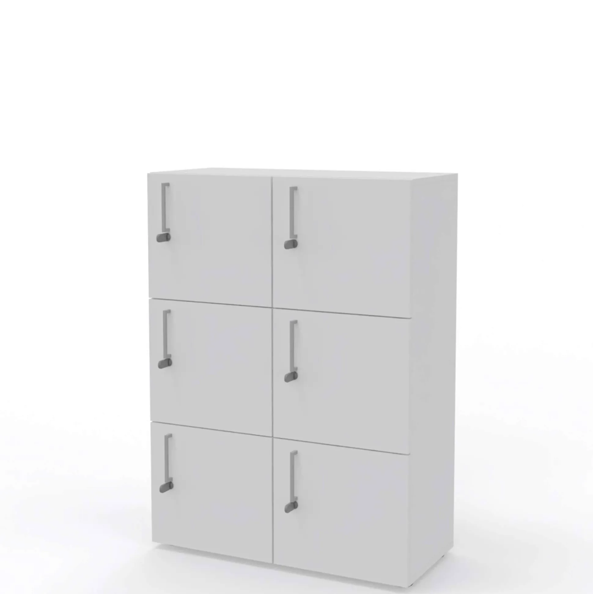 Personaleboks W6 med 6 rum