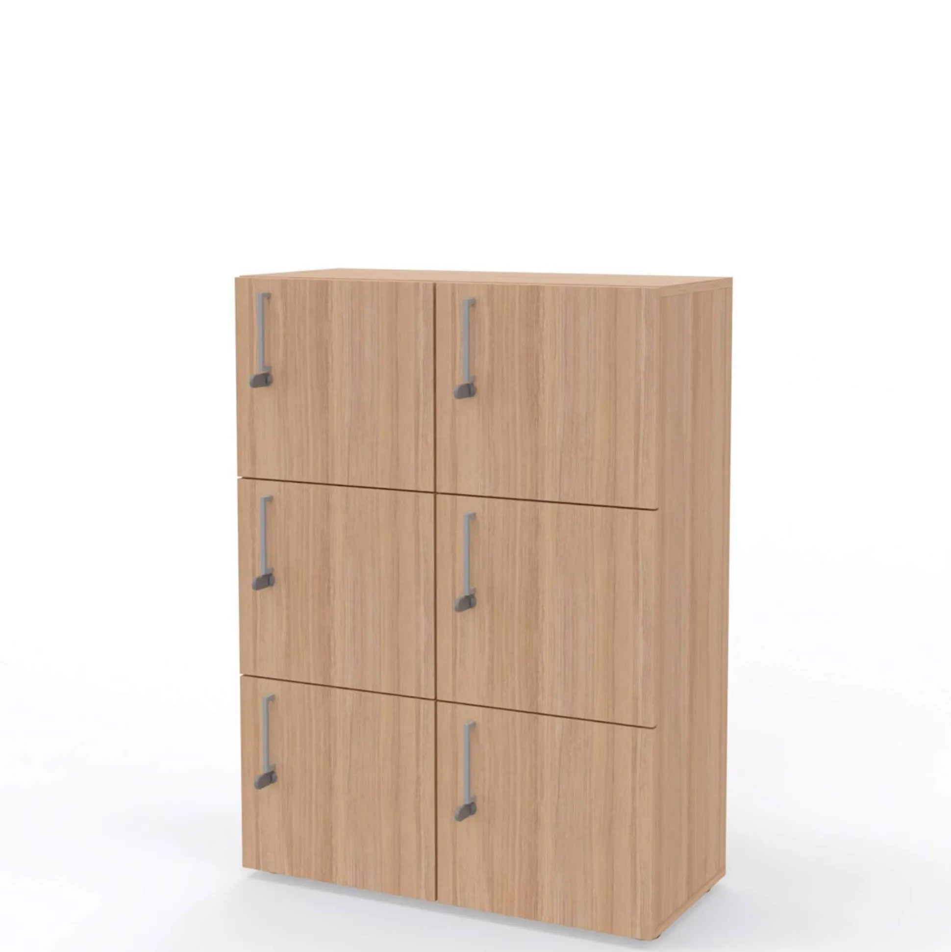 Personaleboks W6 med 6 rum