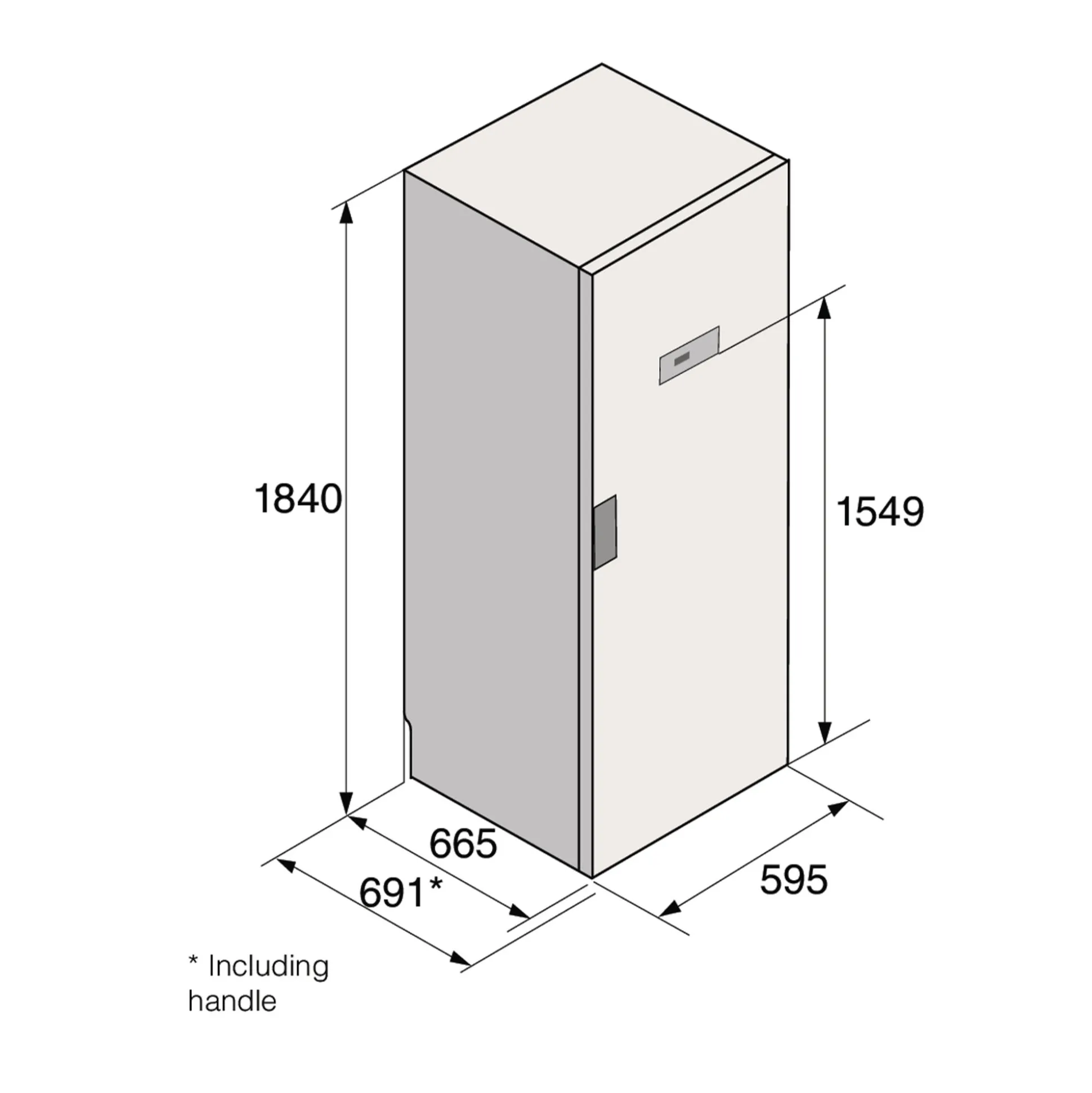 Professionelt Tørreskab Asko DC7784HP.W