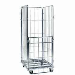 Rullecontainer 72 cm Bred m. 3 vægge + 1 låge