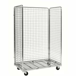 Rullecontainer 115 cm Bred m. 3 vægge