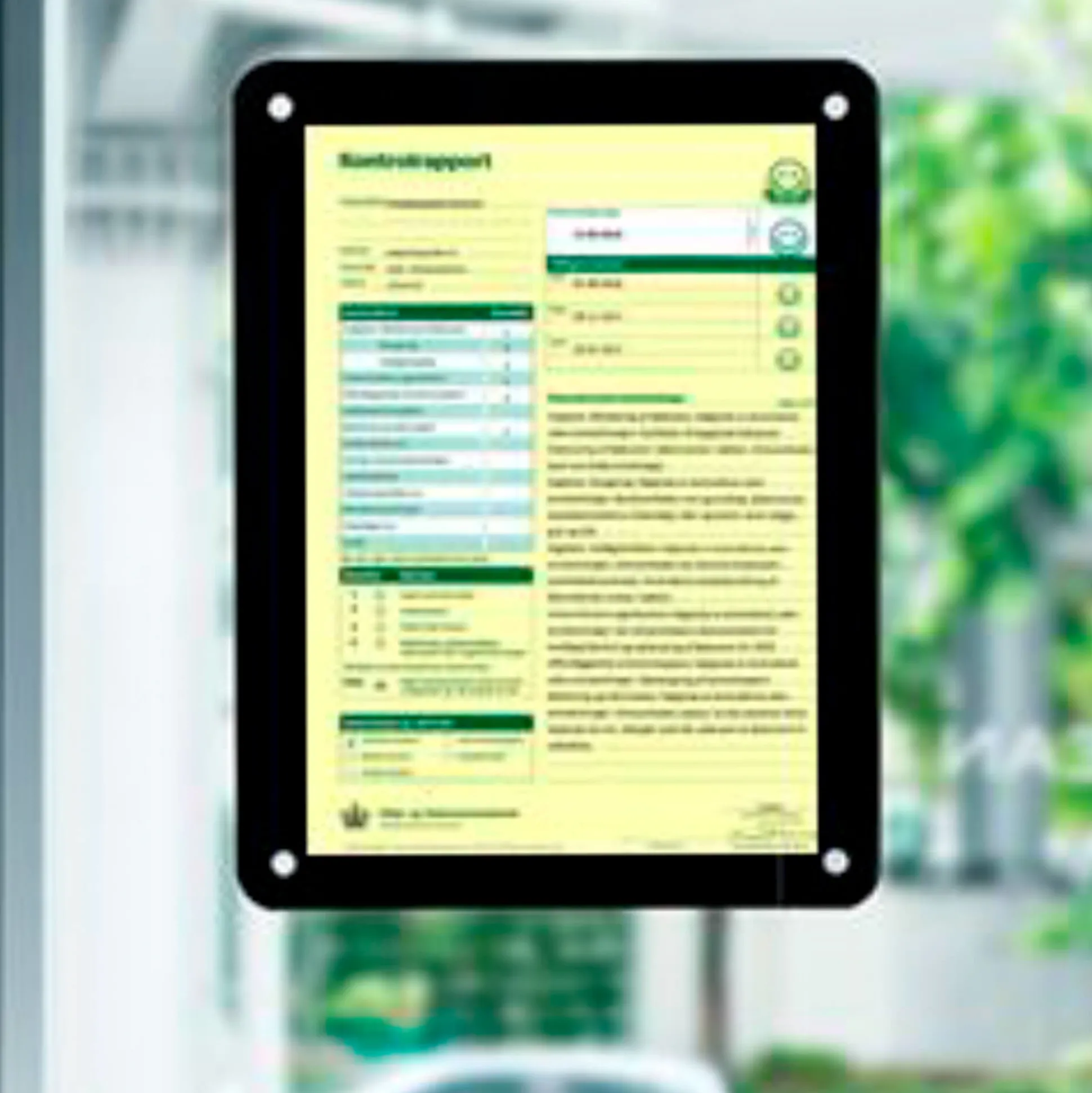 Skilt til vindue A4 med sugekop, sort