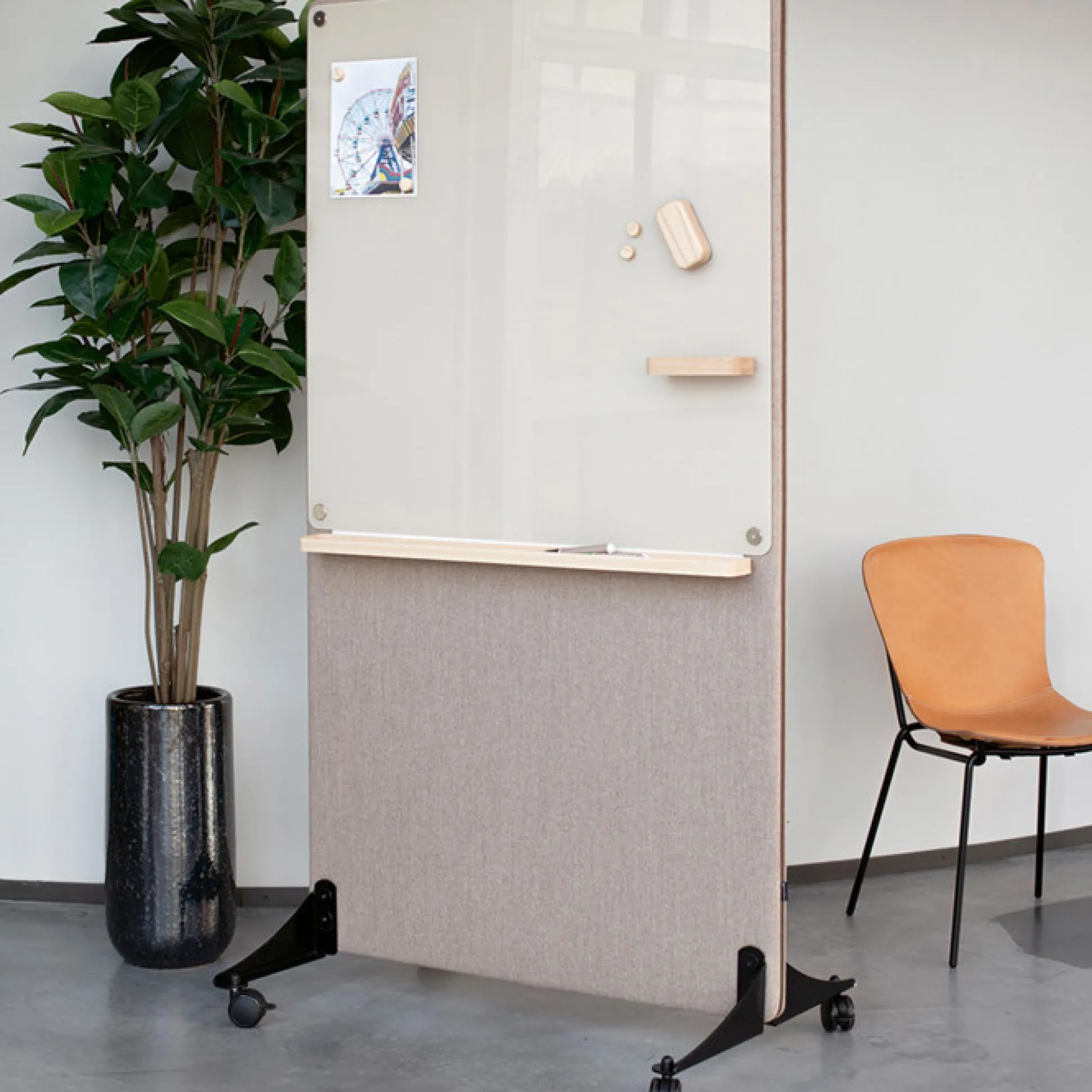 Skærmvæg Sketch whiteboard 100x180 cm