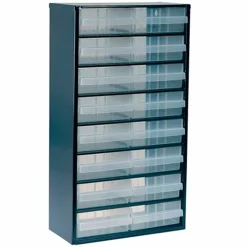 Skuffereol med 16 skuffer.