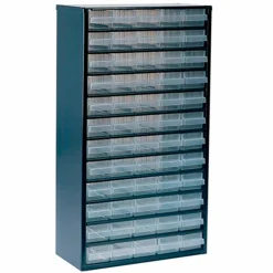 Skuffereol med 60 skuffer