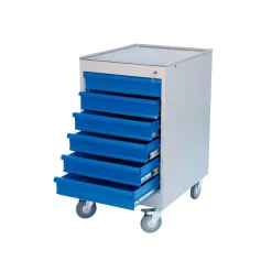 Skuffesektion med 6 skuffer