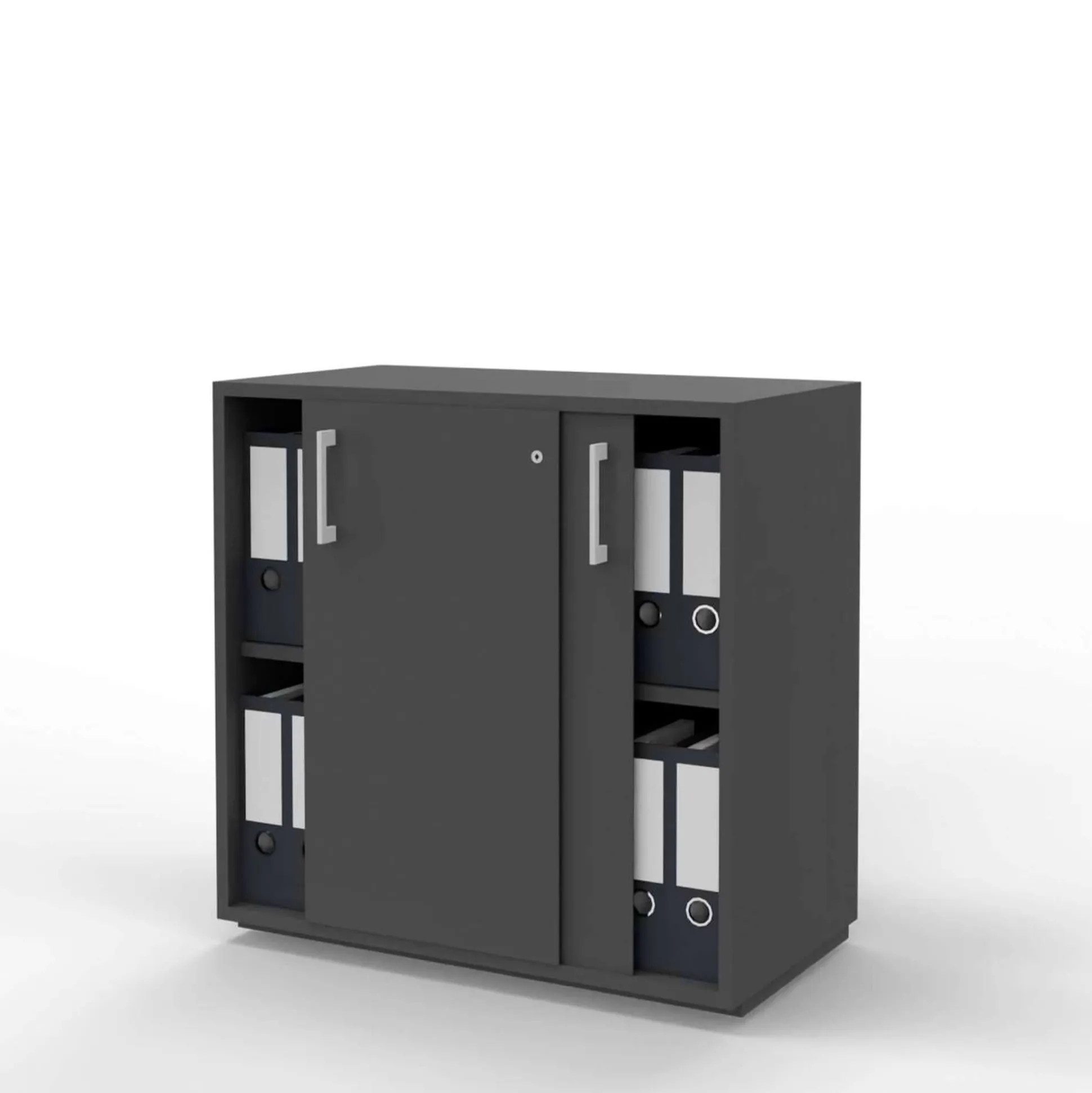 Skydedørsskab Jive med 4 rum