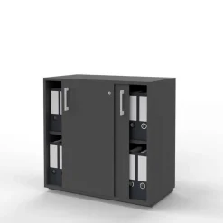 Skydedørsskab Jive med 4 rum