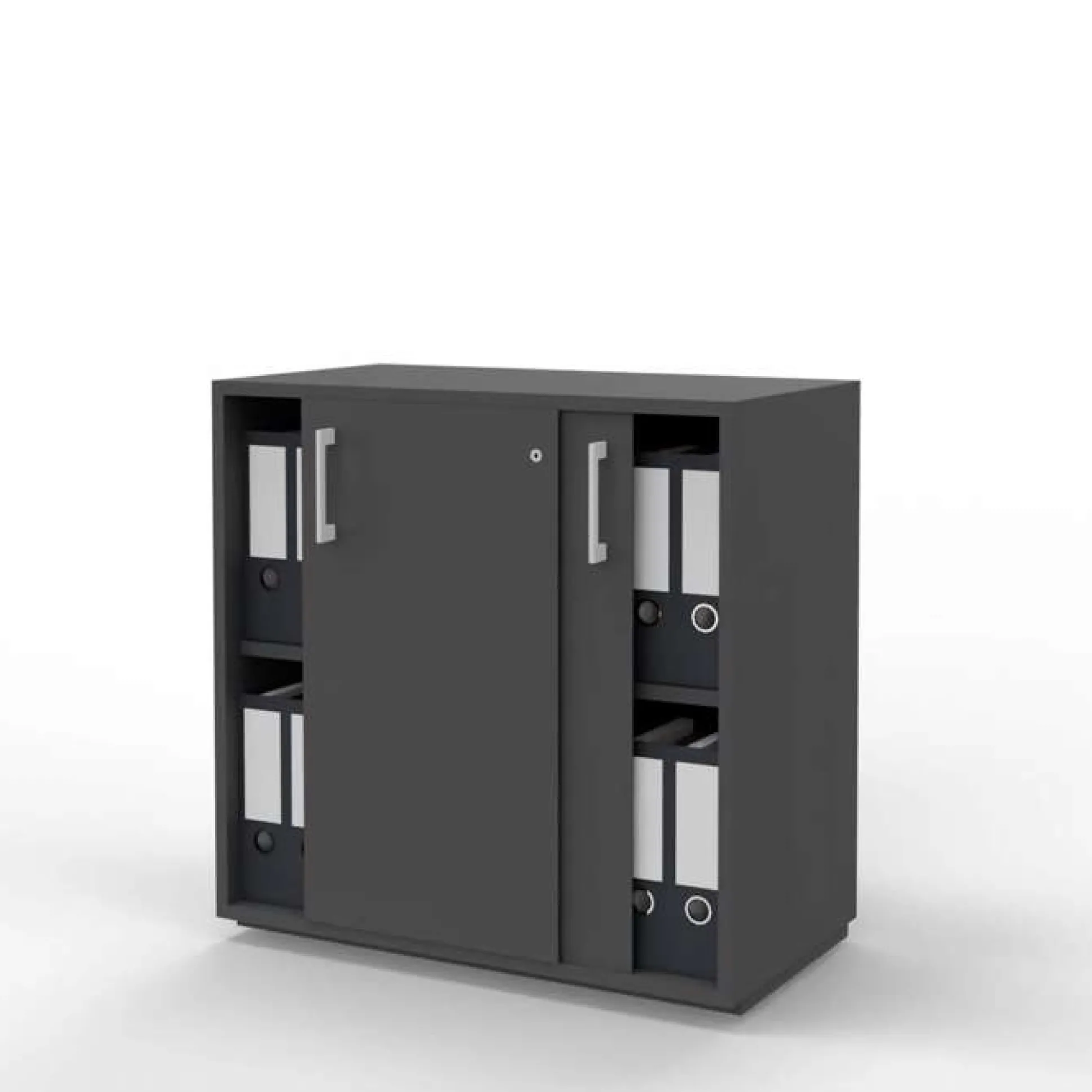 Skydedørsskab Jive med 4 rum