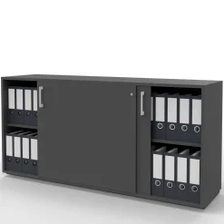 Skydedørsskab Jive med 4 rum