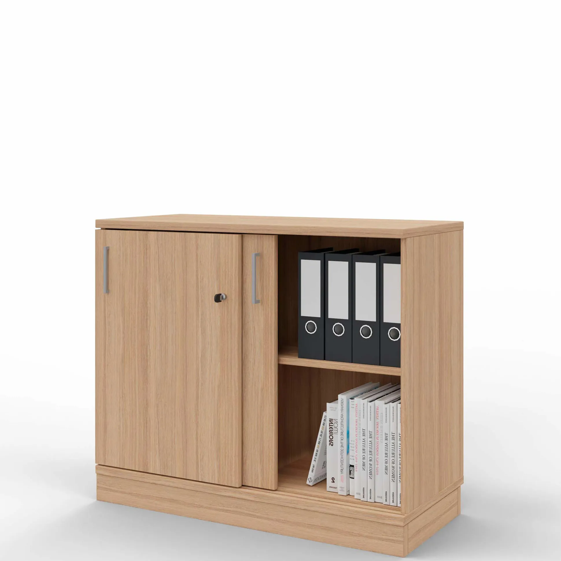 Skydedørsskab med 2x2 rum - EP Xtra