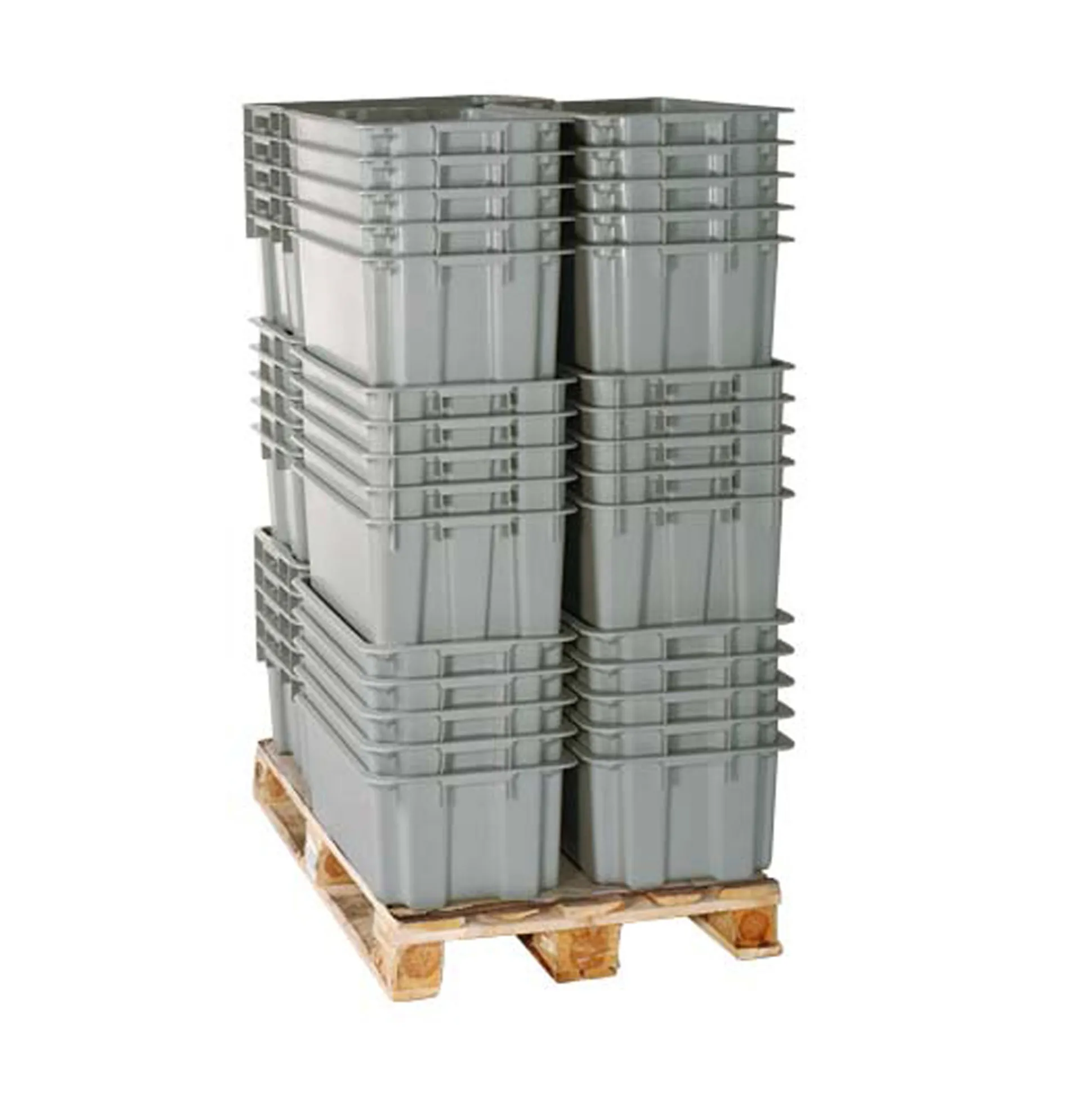 Stabelkasse dobb. 65x45x28h cm.