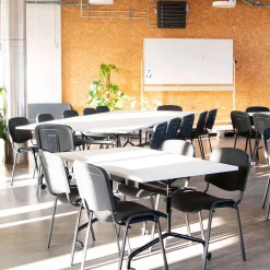 Stabelstol Comfort Basic, sort stel