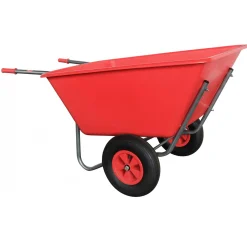 Staldkærre med 2 hjul, 350 kg. 270 ltr.