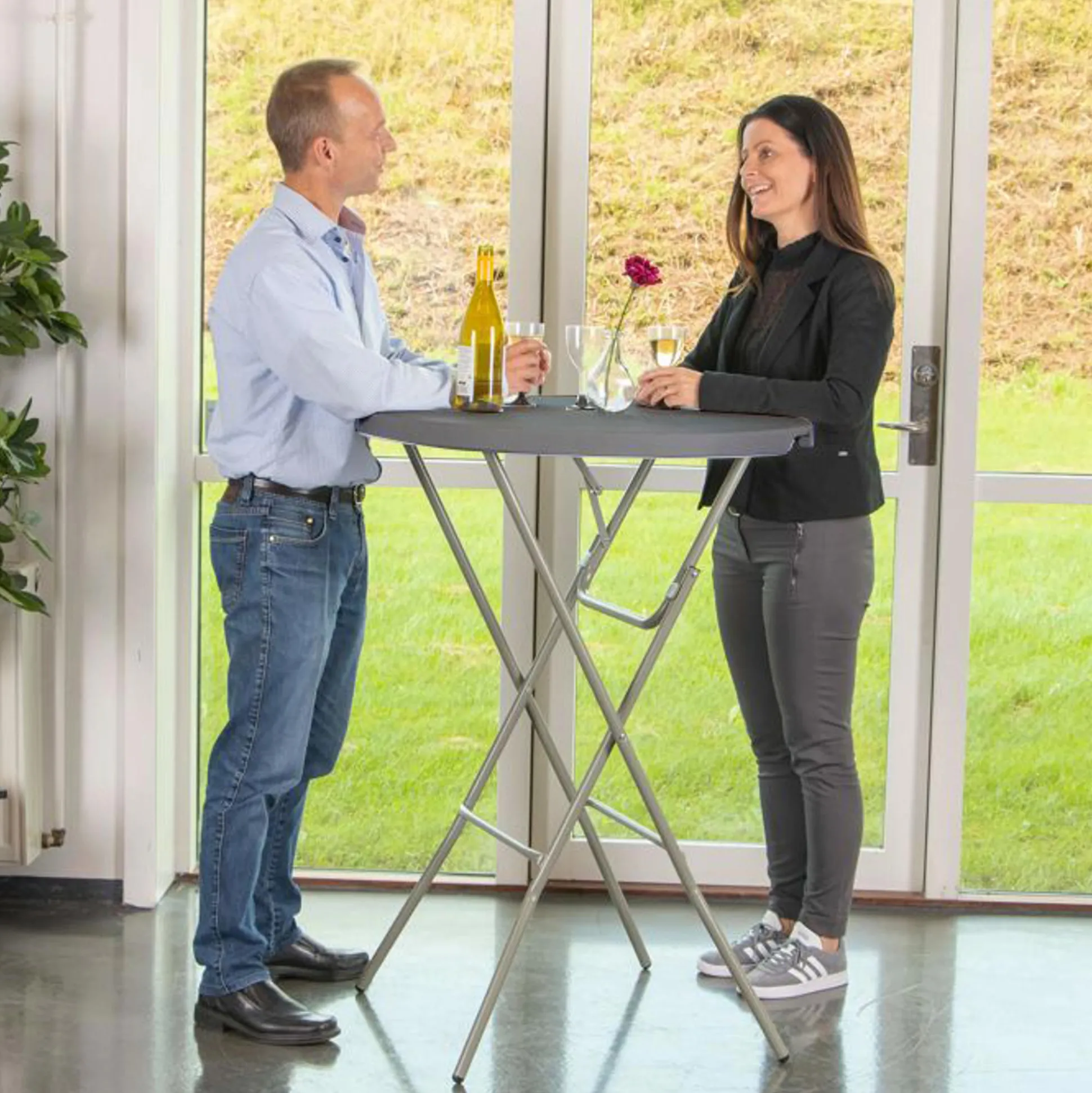 Ståbord American Ø80, antracit