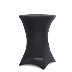 Ståbord American med dug, sort