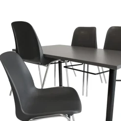 Stoleophæng 4 personer, sort