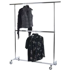 Tøjstativ 600, m. dobbelt bøjlestang