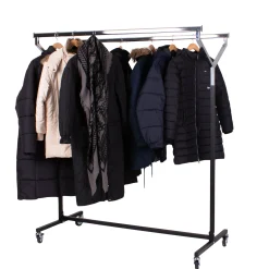 Tøjstativ 910, m. dobbelt bøjlestang