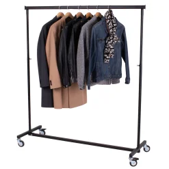 Tøjstativ 600, m. klap sammen i sort