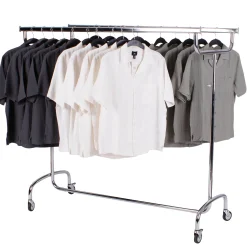 Tøjstativ L143, m. dobbelt bøjlestang