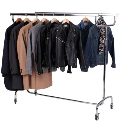 Tøjstativ L143, m. dobbelt bøjlestang