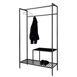 Tøjstativ Madrid, sort