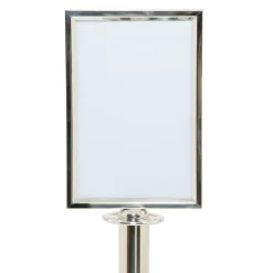 Topskilt A4 Classic i rustfrit stål