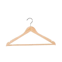 Træbøjle 45 cm, med buksestang