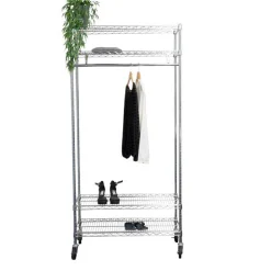 Trådreol Wirefix 46x91x190 h cm