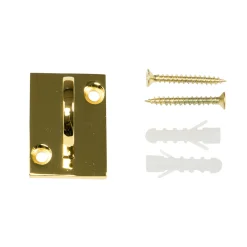 Vægkrog Classic rustfrit stål, guld