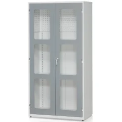 Værktøjsskab med plexiglas døre