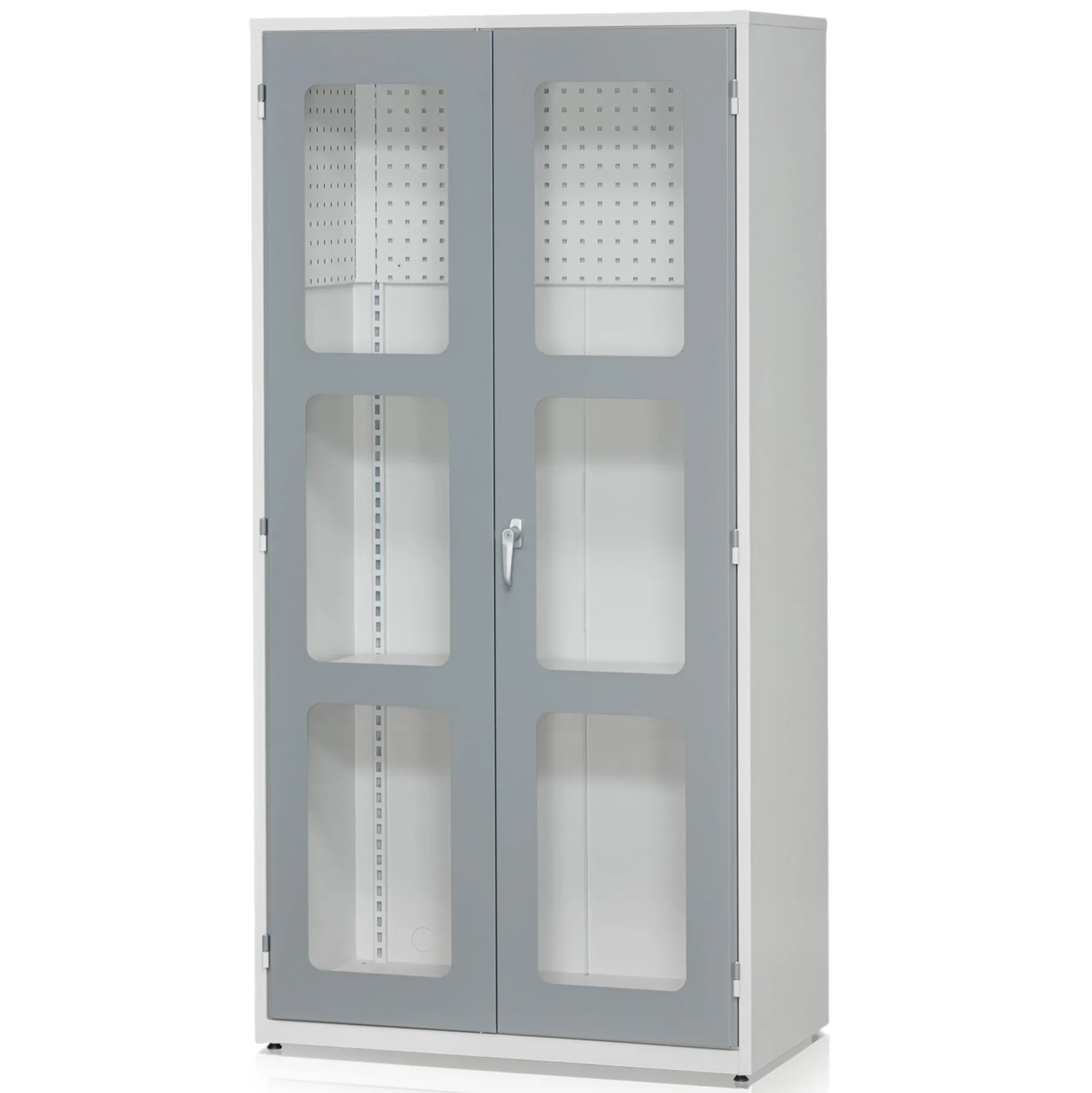 Værktøjsskab med plexiglas døre