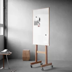 Whiteboard på hjul Lintex Wood Mobil 71x196h cm