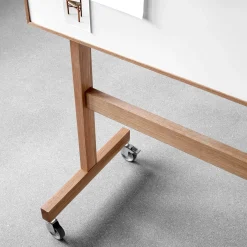 Whiteboard på hjul Lintex Wood Mobil 71x196h cm