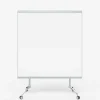 Whiteboard på hjul Lintex M3, 151x196h cm