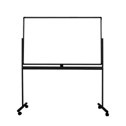 Whiteboard tavle på hjul ECO 180x120 cm, sort
